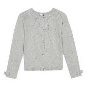 3 POMMES Bows and Sparkles Cardigan