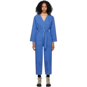 A.P.C. Blue Denim Gaelle Jumpsuit