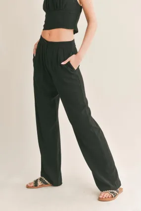 At Ease Linen Blend Trouser