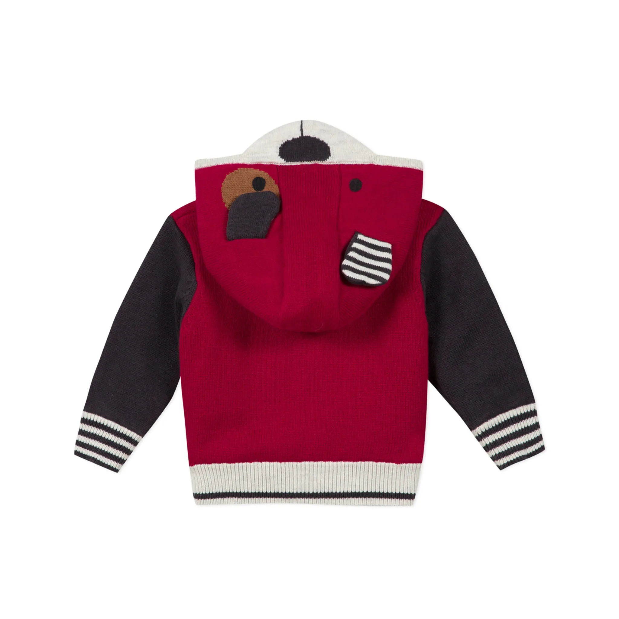 CATIMINI Multicolor knitted fun hoodie