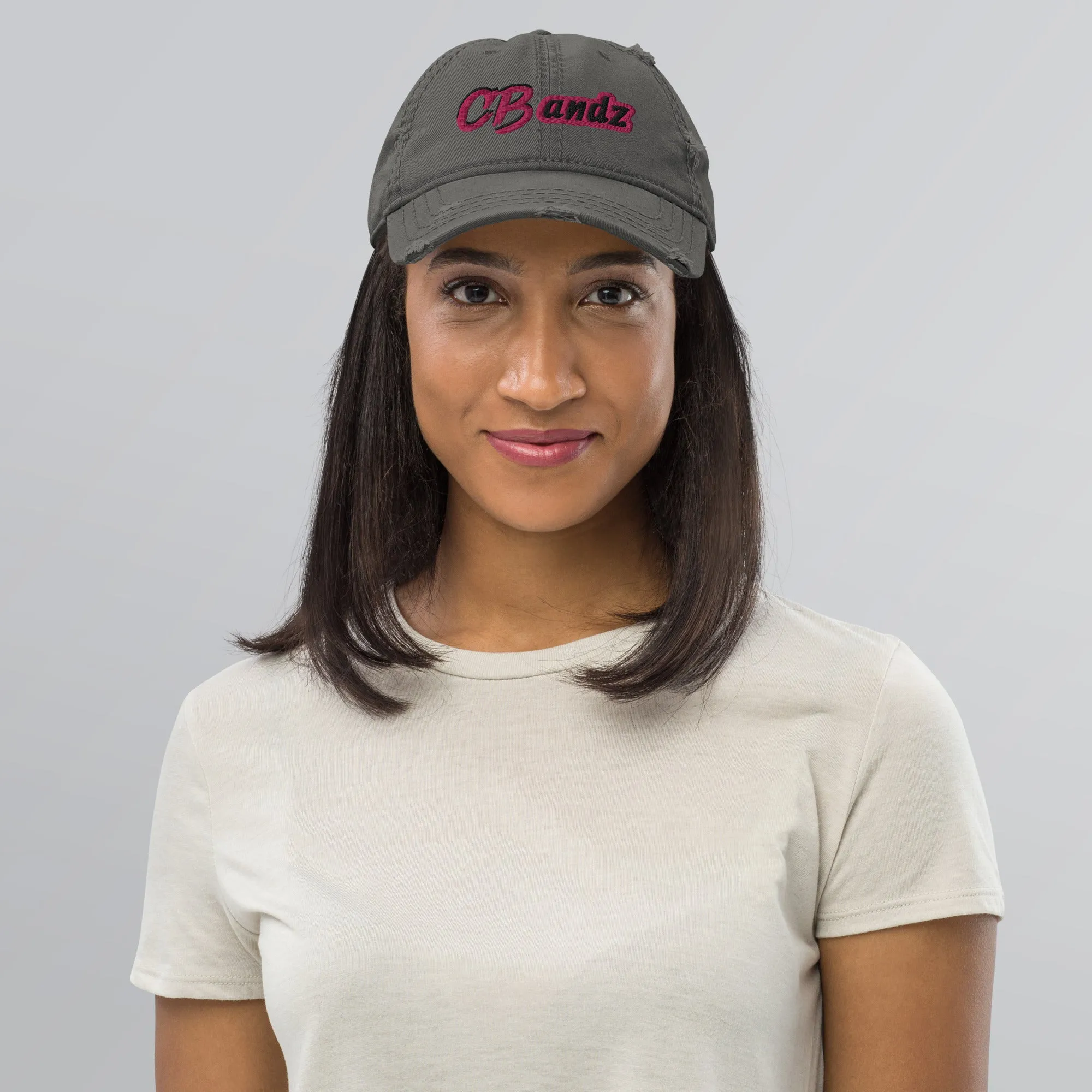 #CB CBANDZ Distressed Dad Hat