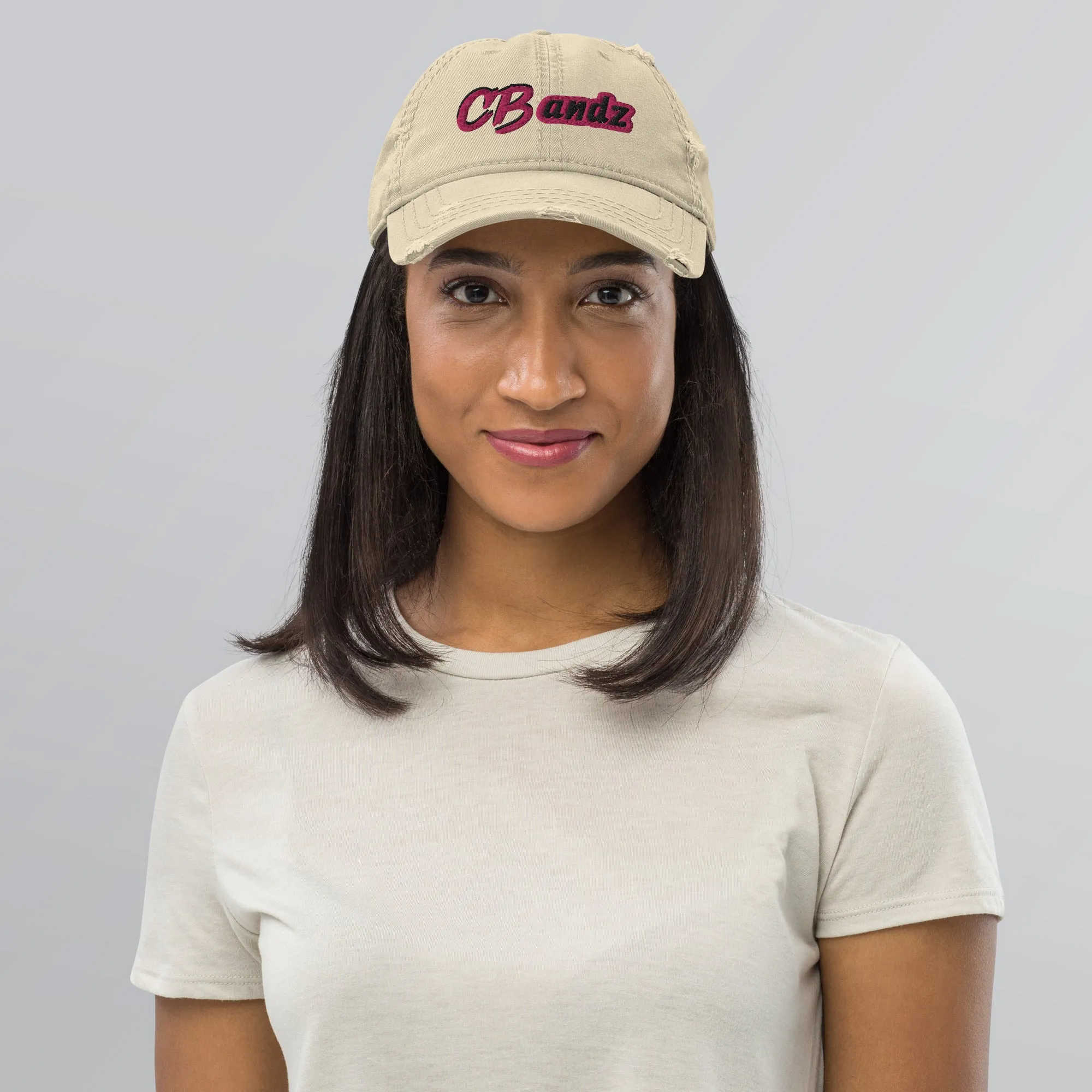 #CB CBANDZ Distressed Dad Hat