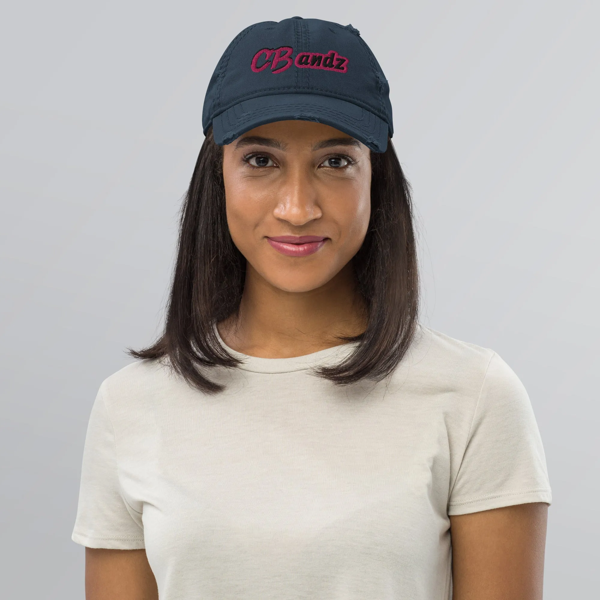 #CB CBANDZ Distressed Dad Hat