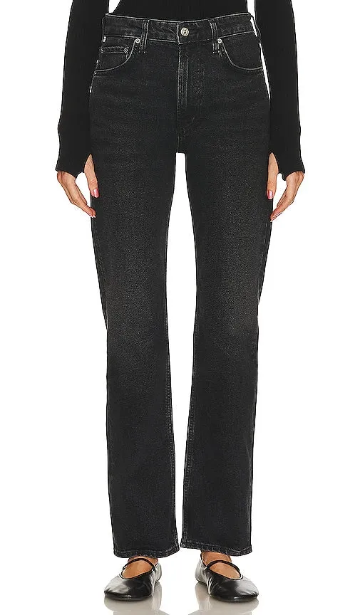 Citizens of Humanity Zurie Straight Leg in Black