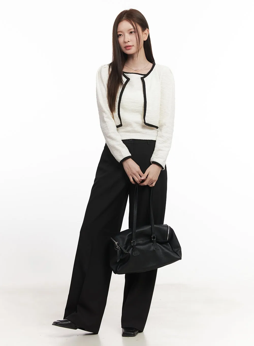 Classy Faux-Leather Square Shoulder Bag CA501