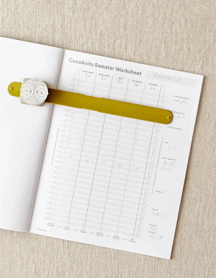 Cocoknits - Sweater Worksheet Journal