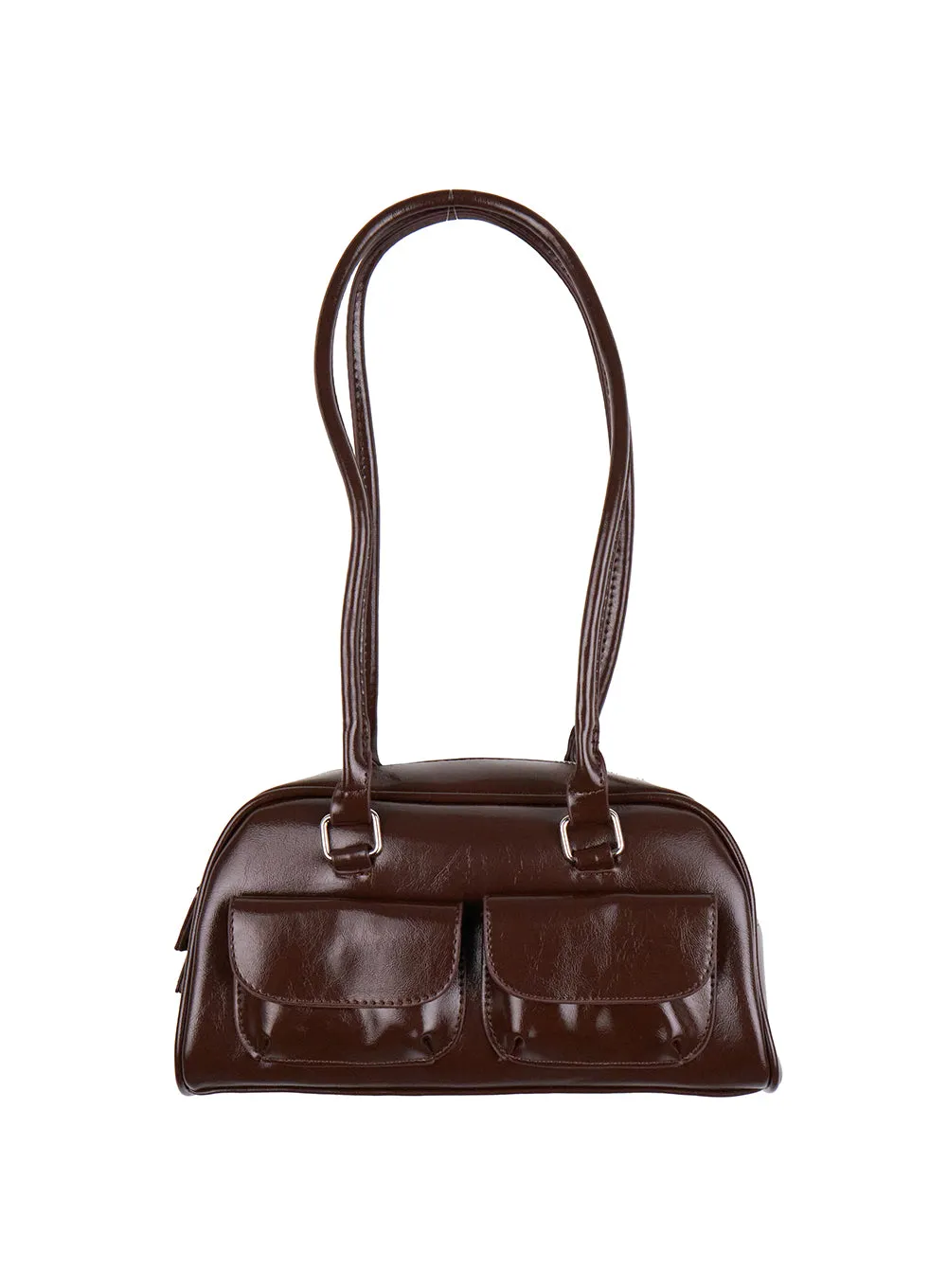 Double Pocket Shoulder Bag IJ527