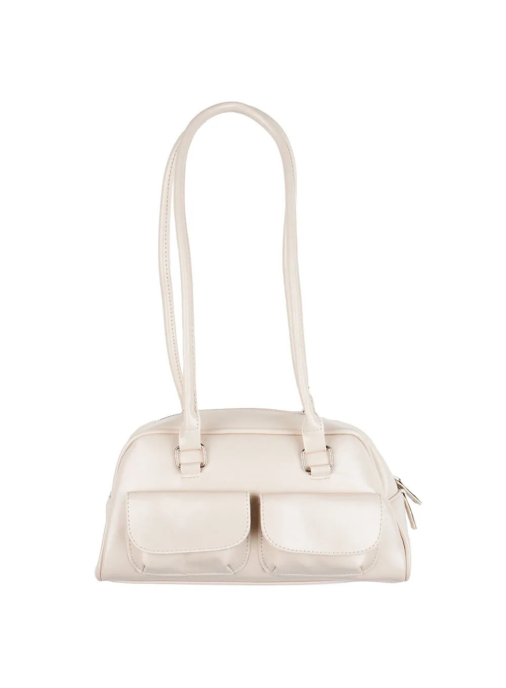 Double Pocket Shoulder Bag IJ527