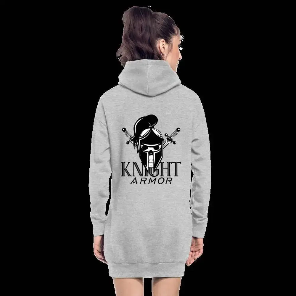Hoodie-Kleid an. Welt aus