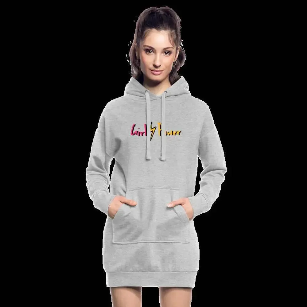 Hoodie-Kleid an. Welt aus