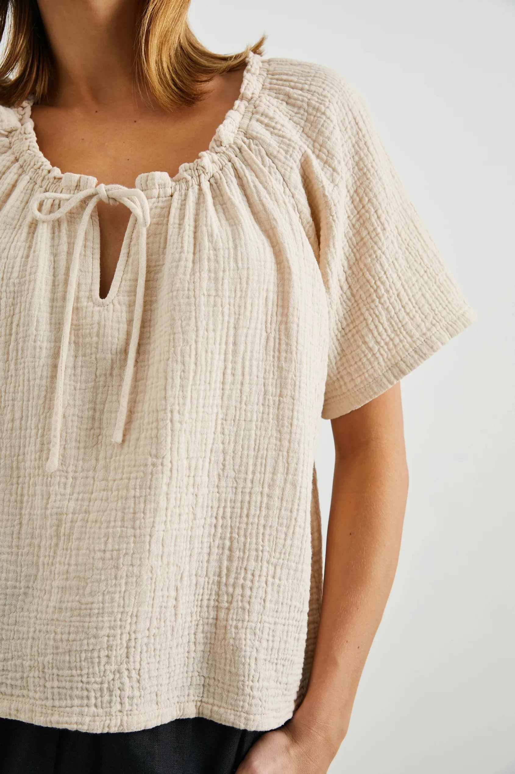 JUDITH TOP FLAX