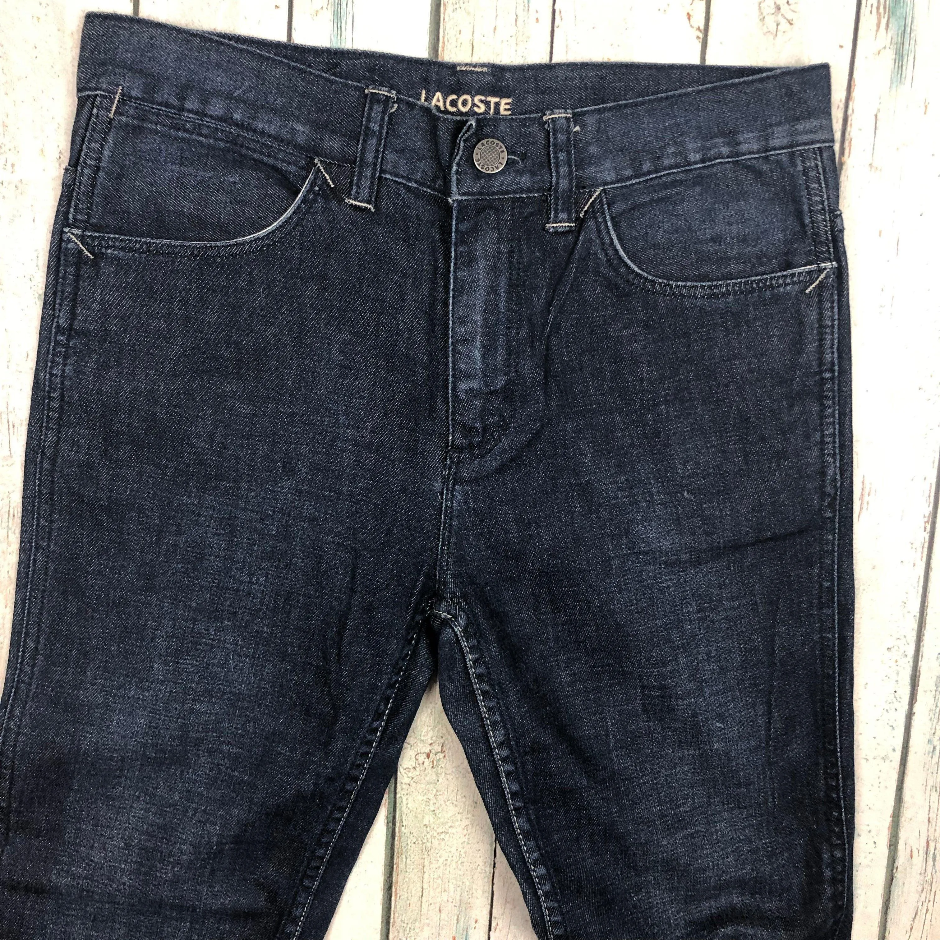 Ladies Lacoste Slim Stretch Denim Jeans - Size 28