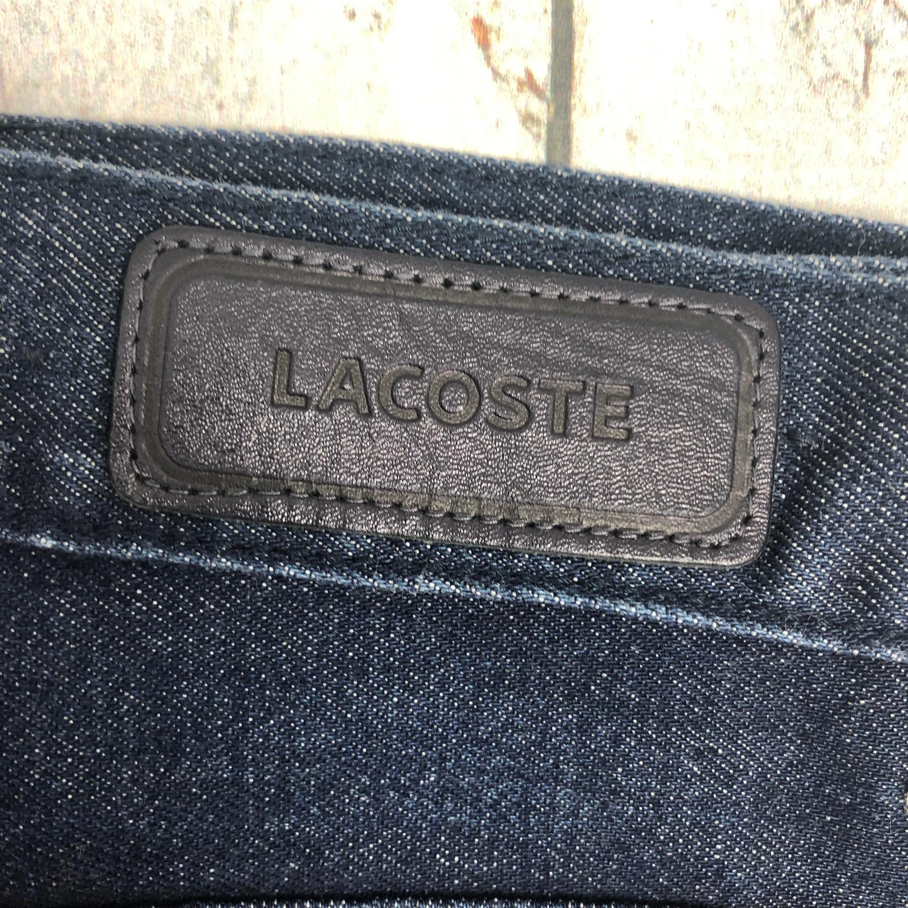 Ladies Lacoste Slim Stretch Denim Jeans - Size 28