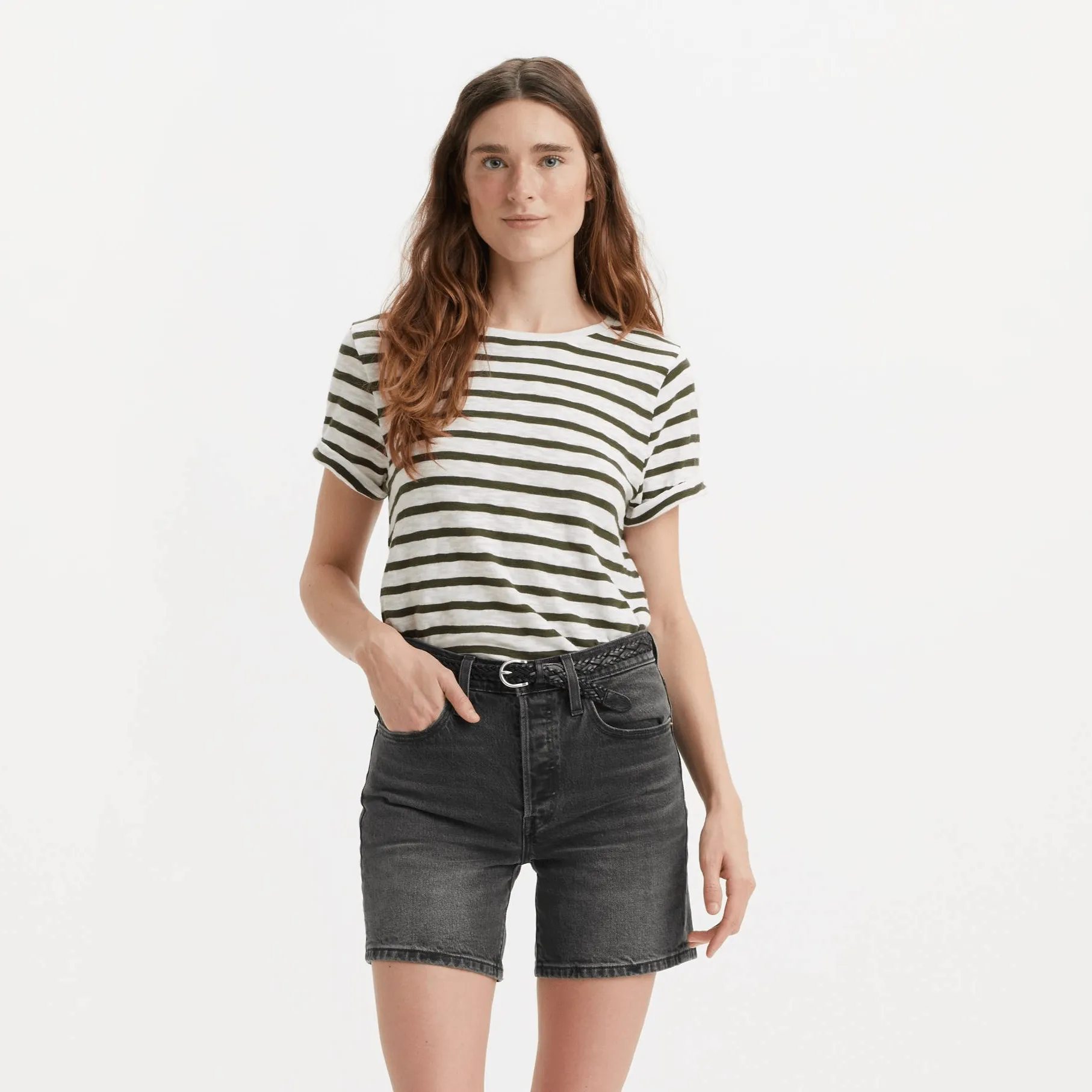 Levi's Margot Tee In Captain Stripe