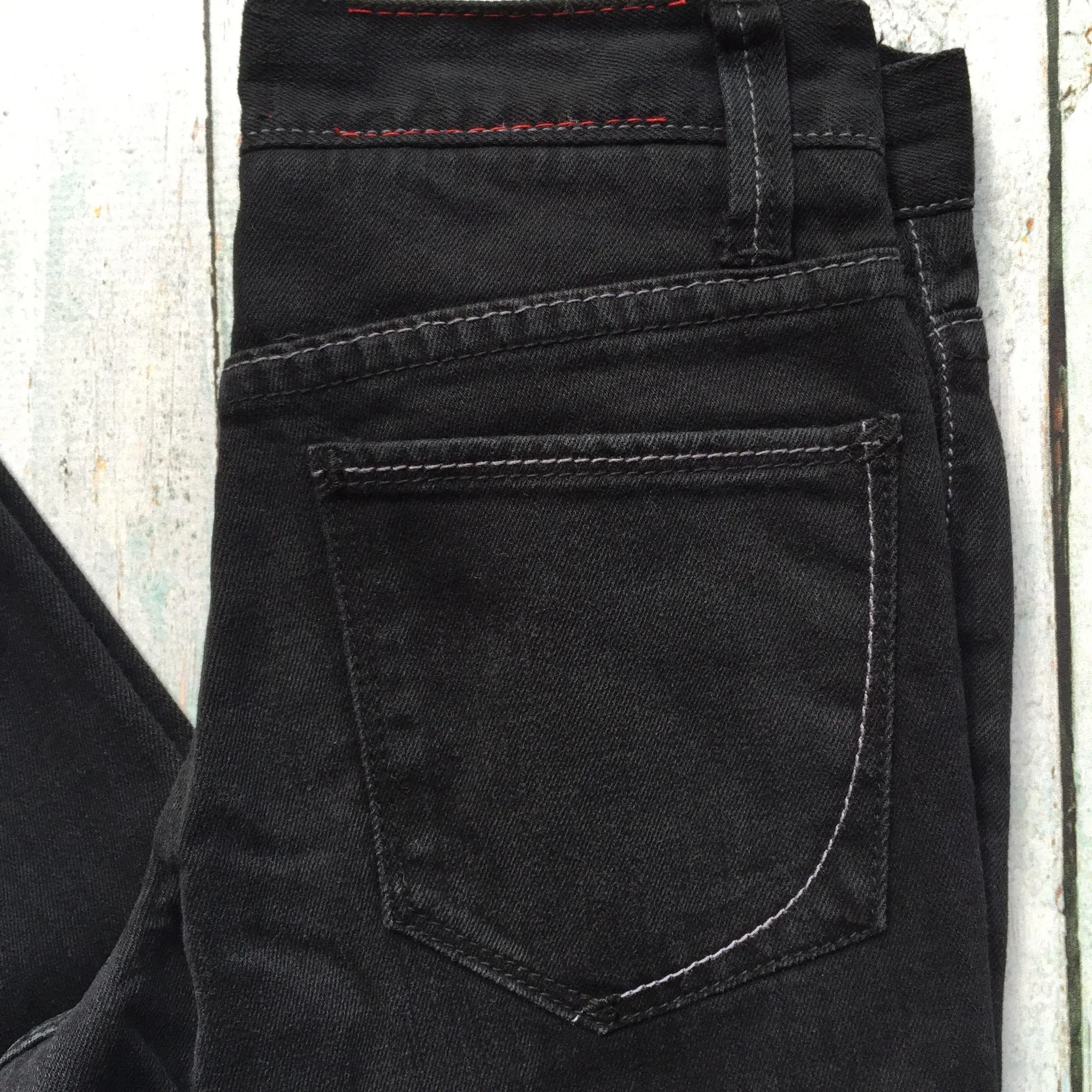 NEW - Paper Denim & Cloth 'Sienna' Black Jeans RRP $265 -Size 24