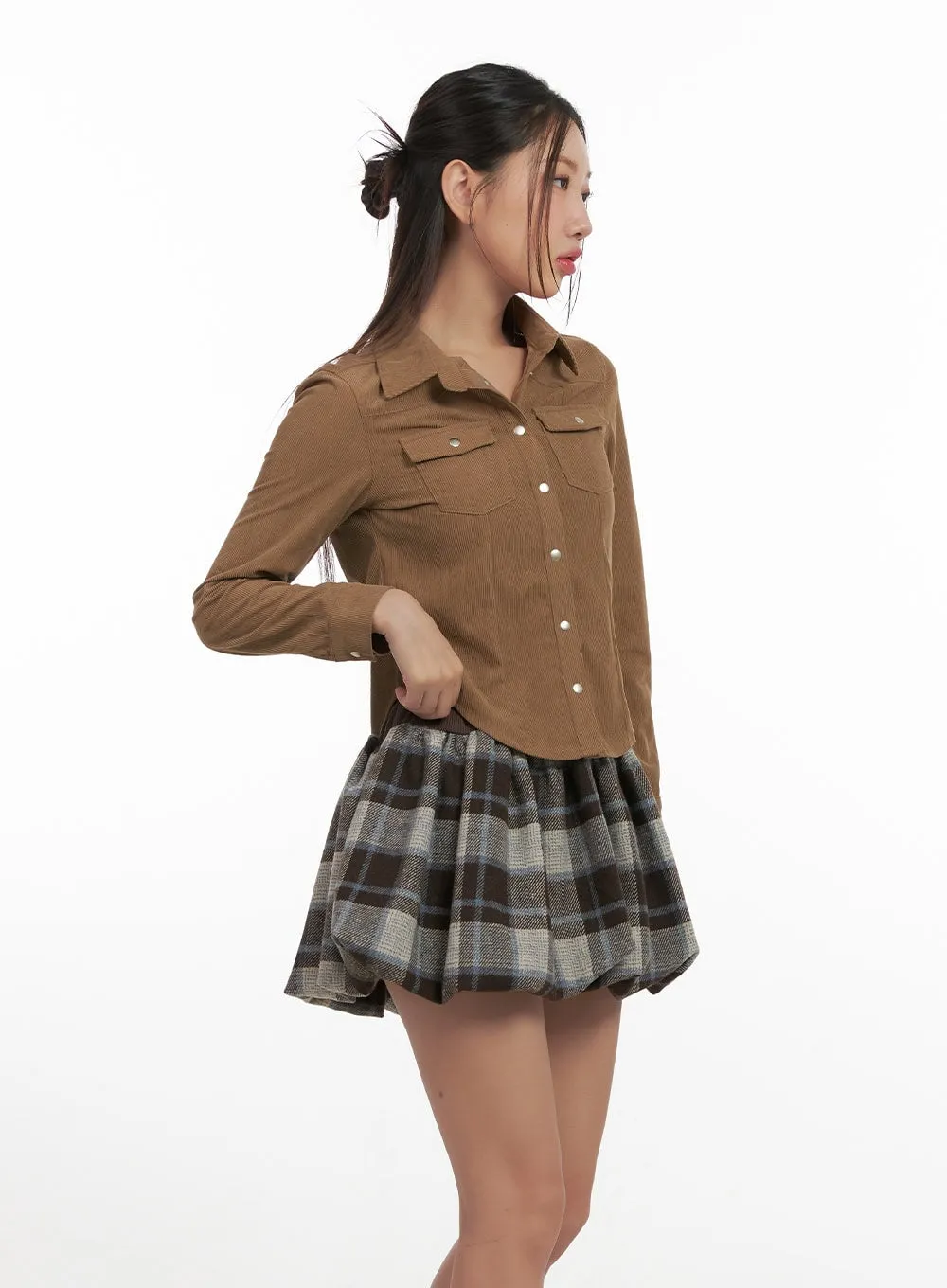 Pocket Detail Slim-Fit Shirt CN426