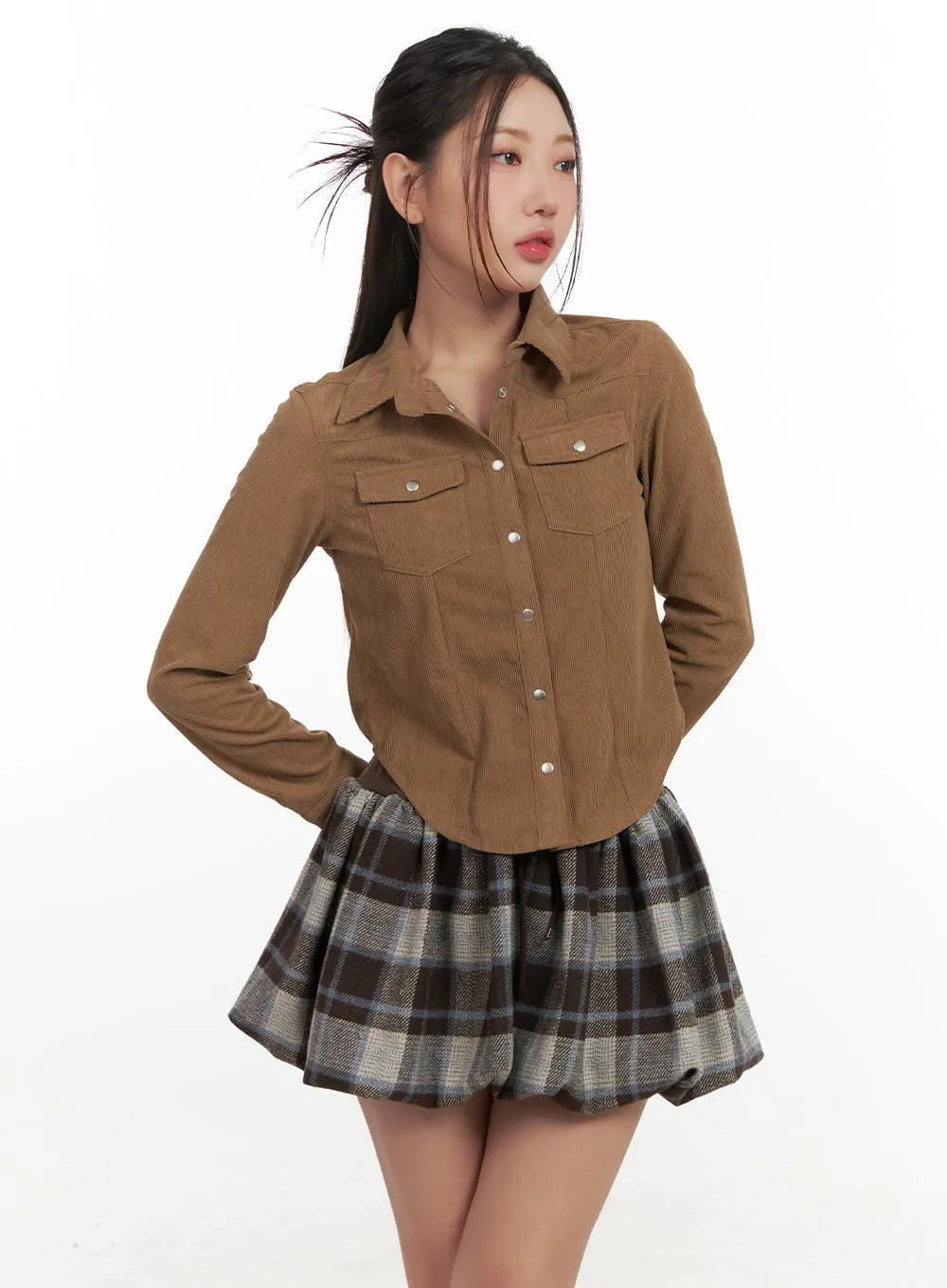 Pocket Detail Slim-Fit Shirt CN426