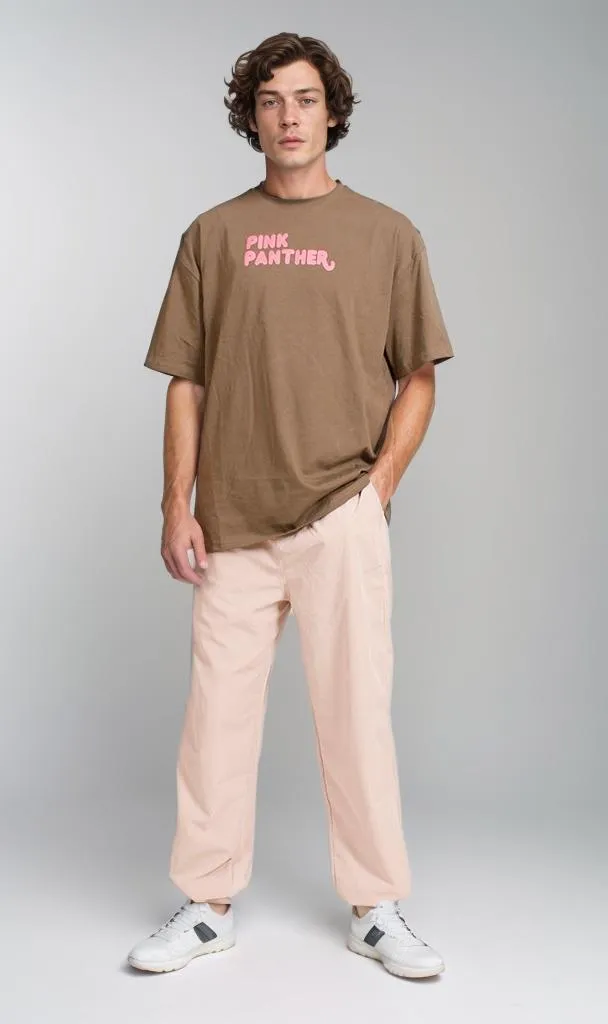 R207058 - Graphic Printed Oversized T-Shirt - Olive Green