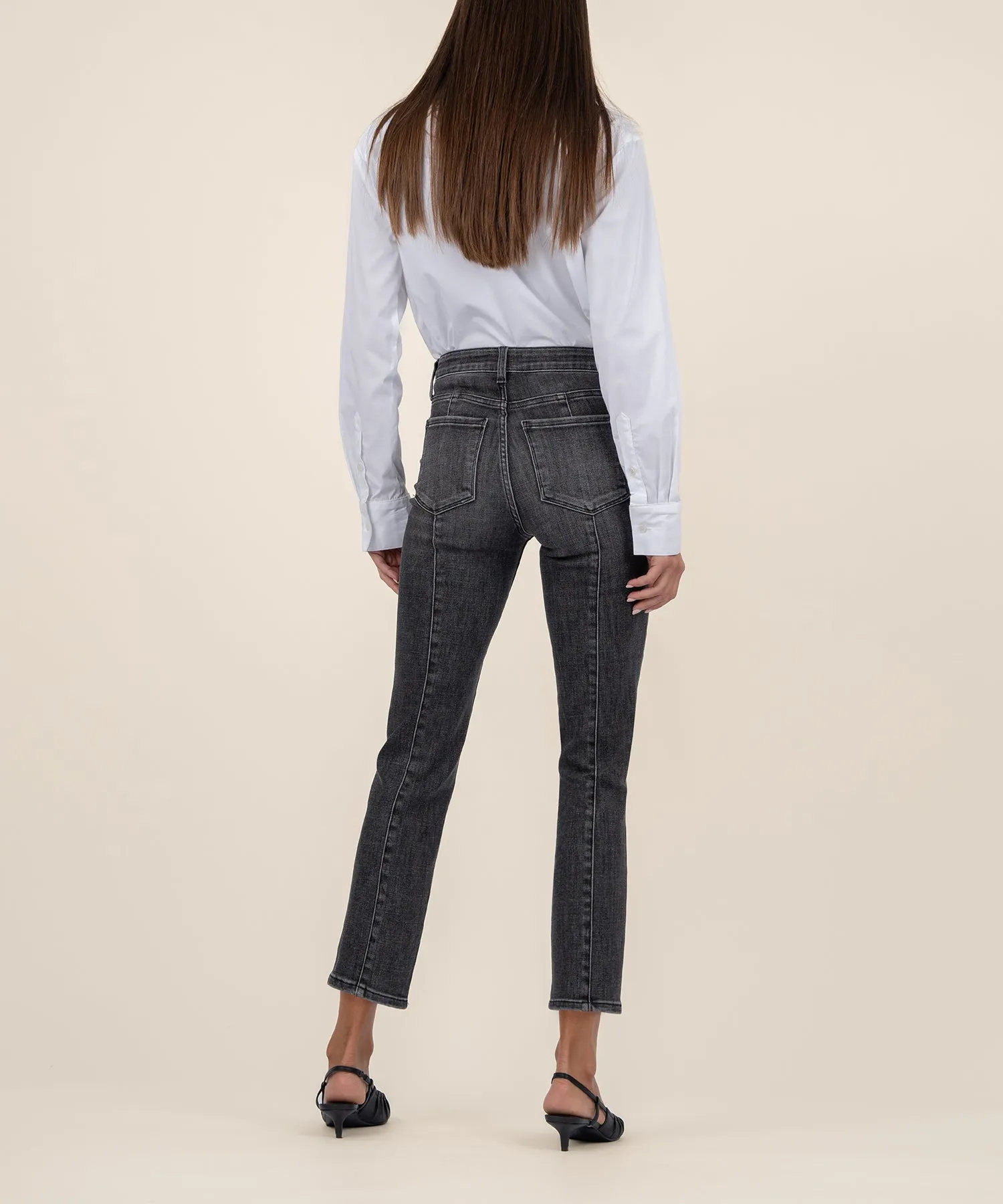 Reese High Rise Ankle Straight Leg