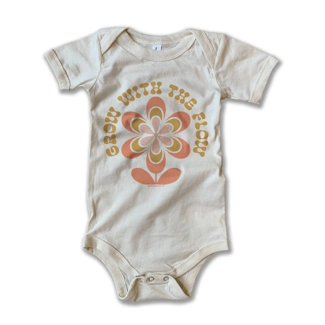 Rivet Apparel Co. Grow With the Flow Tee - Onesie