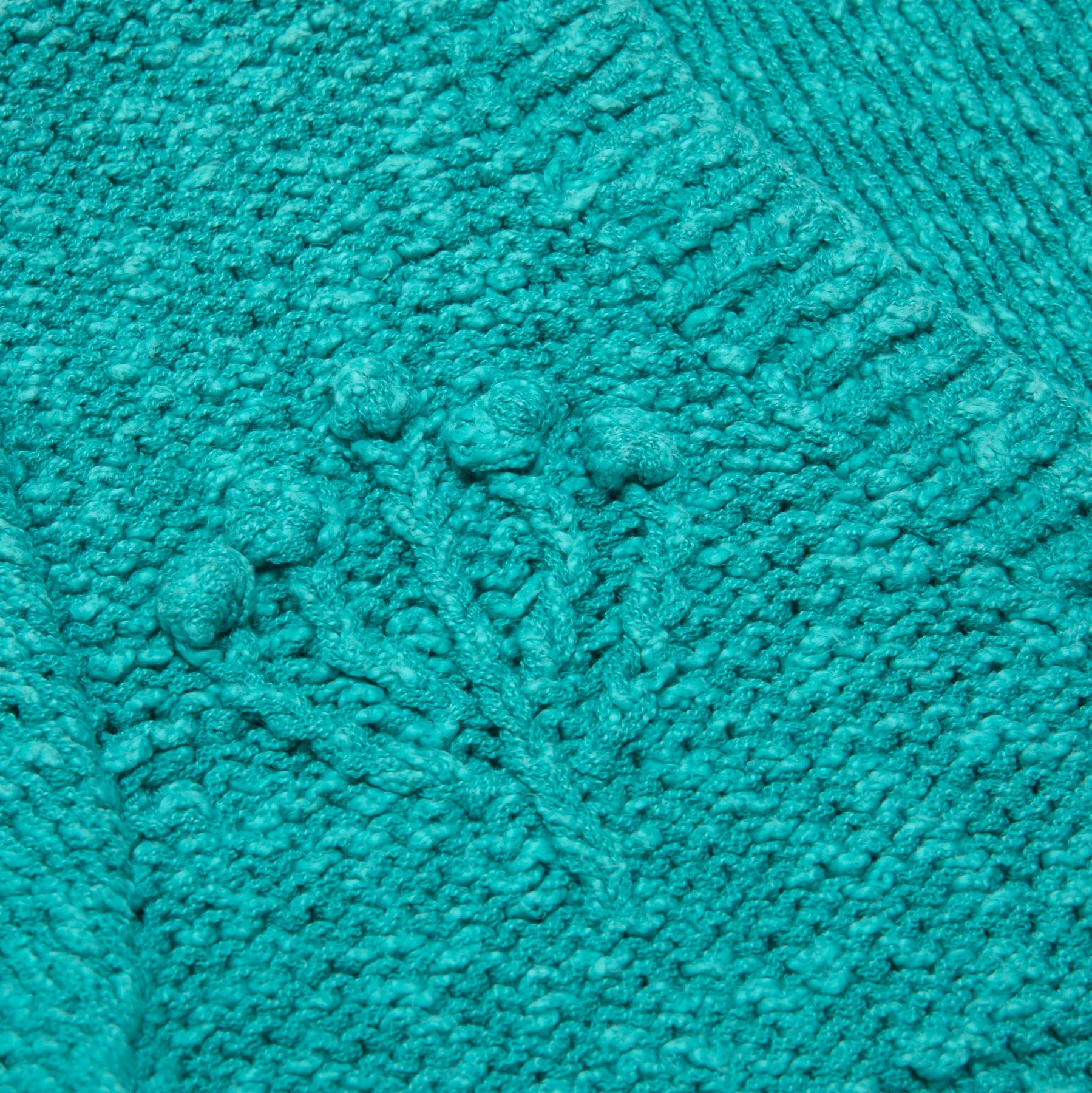 Sculptural Cablework Menorah Motif Cardigan