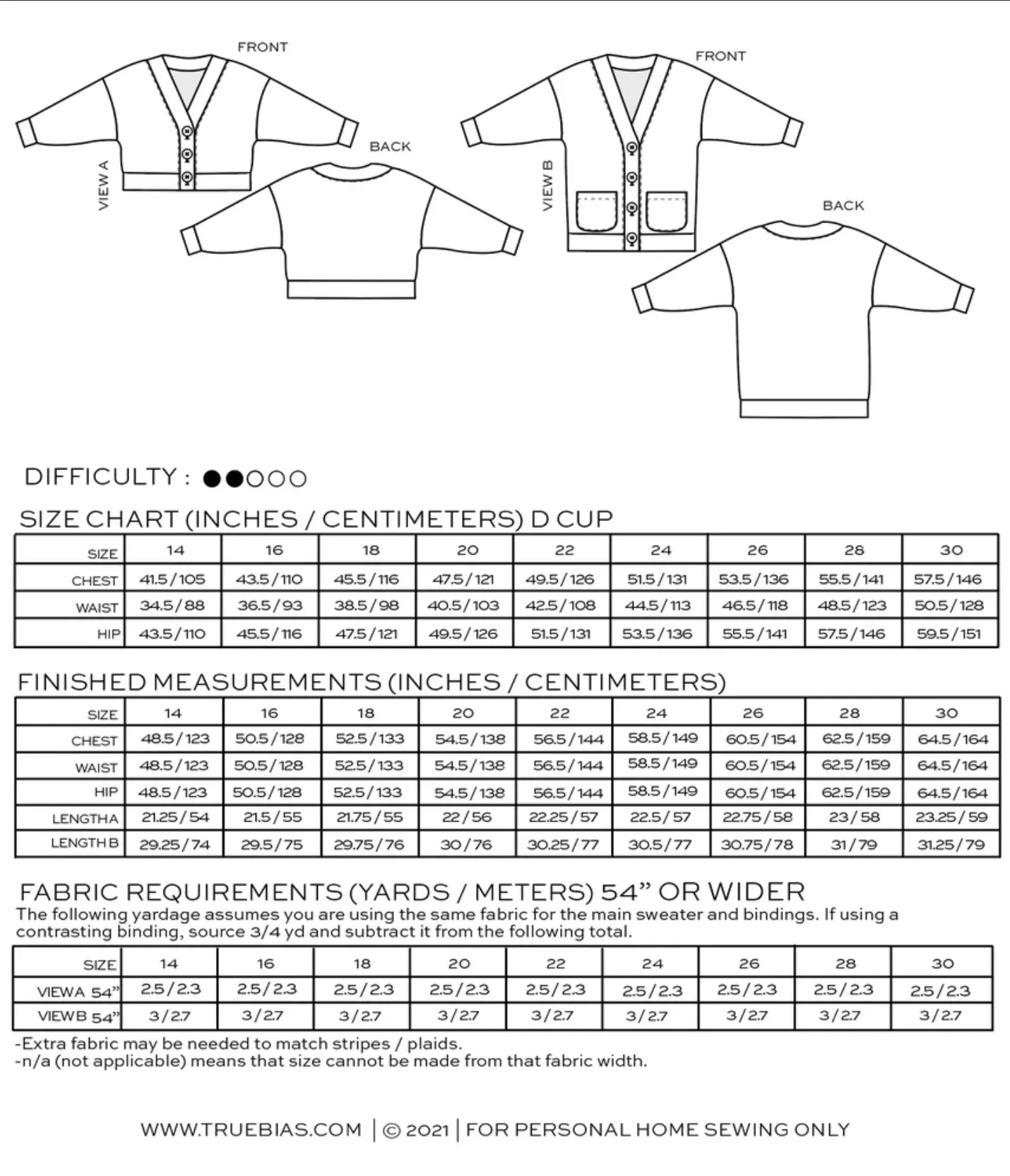 Sewing Kit - Marlo Sweater in Snug Purple Sweater Knit