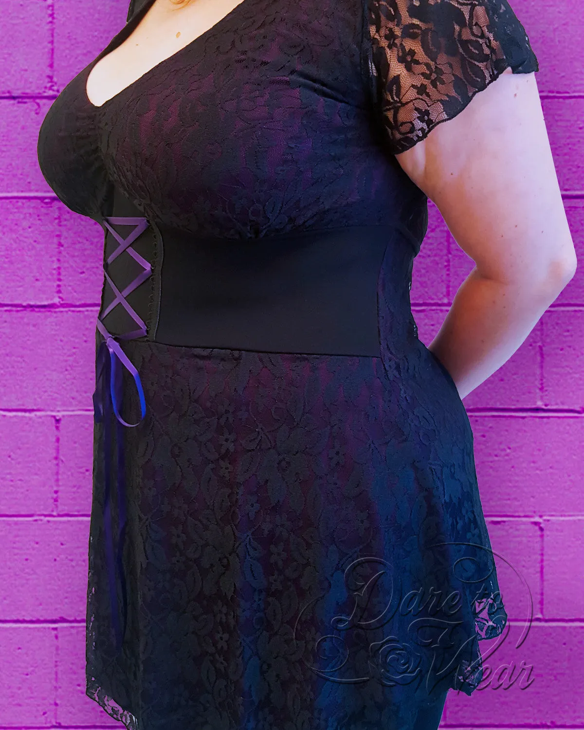 Sweetheart in Blueberry | Indigo Blue Victorian Gothic Corset Top