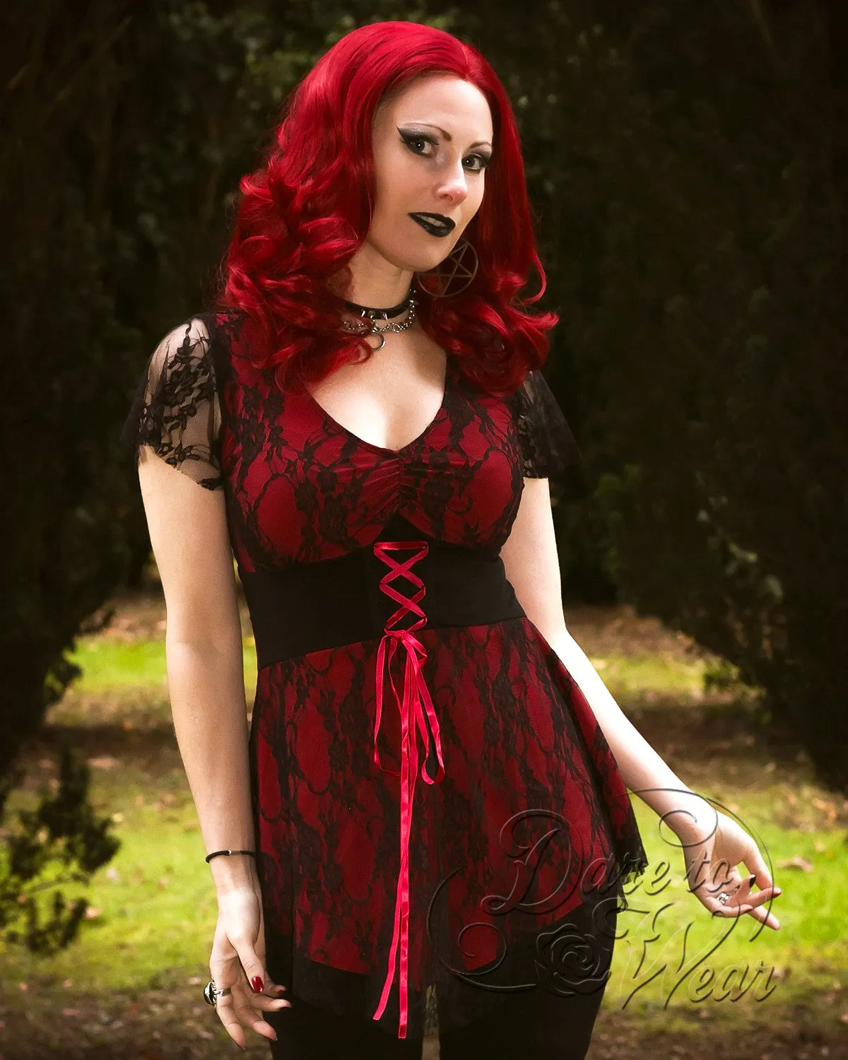 Sweetheart in Blueberry | Indigo Blue Victorian Gothic Corset Top