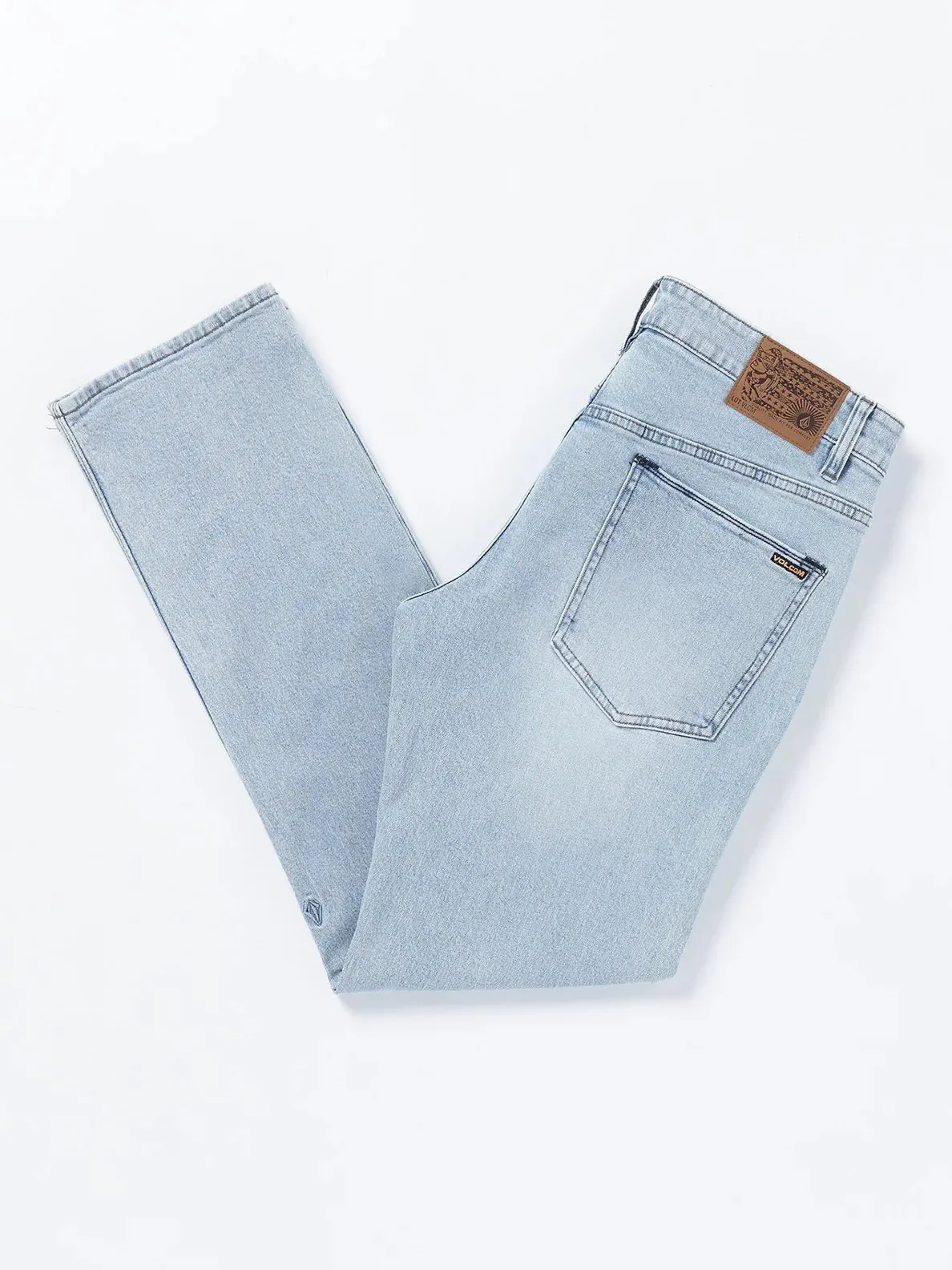 Volcom "Solver" Men's Modern Fit Jeans - Desert Dirt Indigo