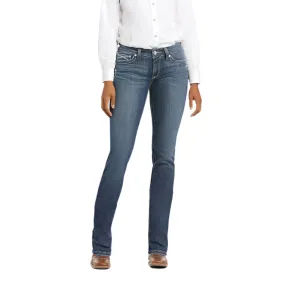 Women's Ariat R.E.A.L. Mid Rise Arrow Gianna Straight Jean 10034655