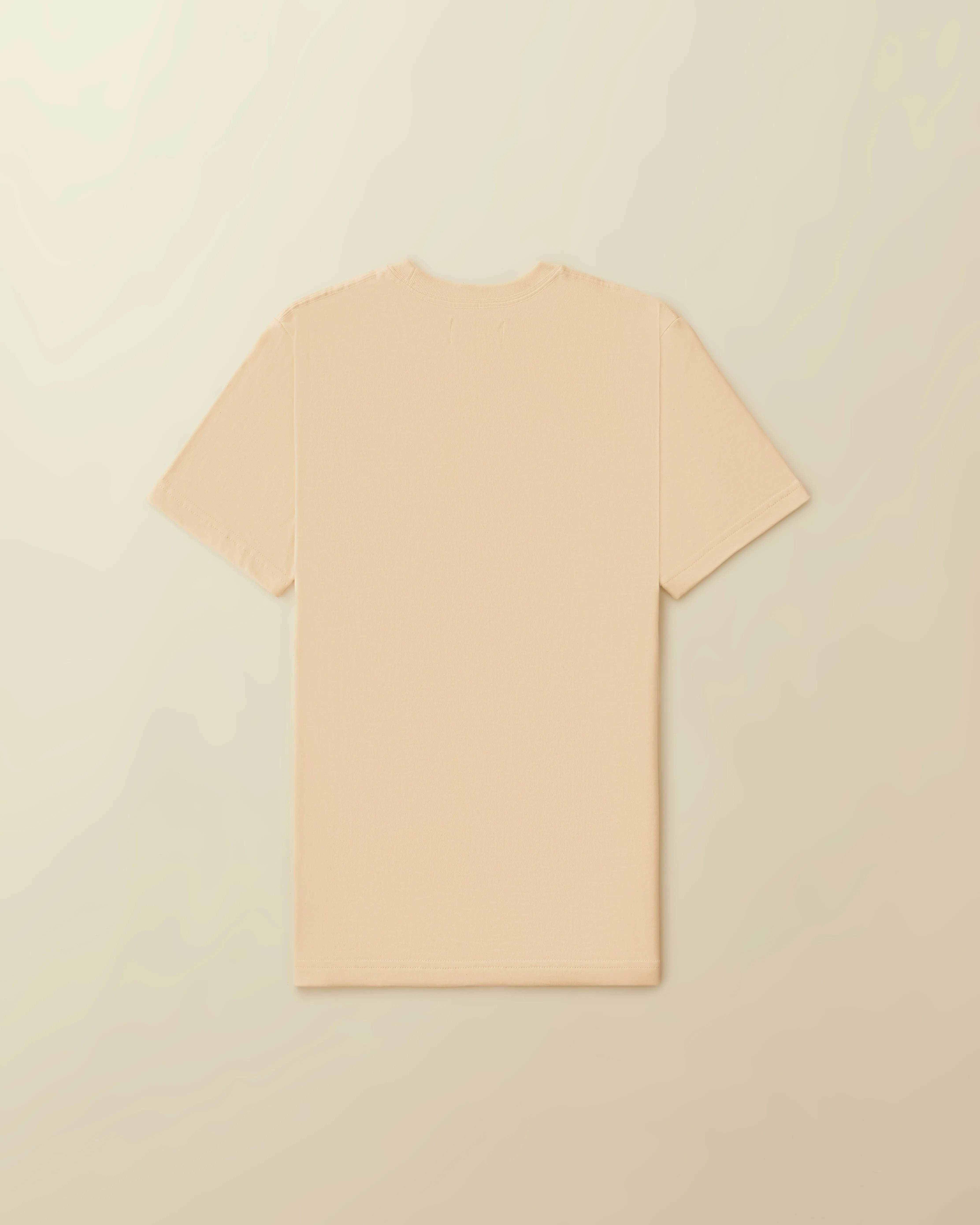 Woven Label Pocket Tees -  ( natural )