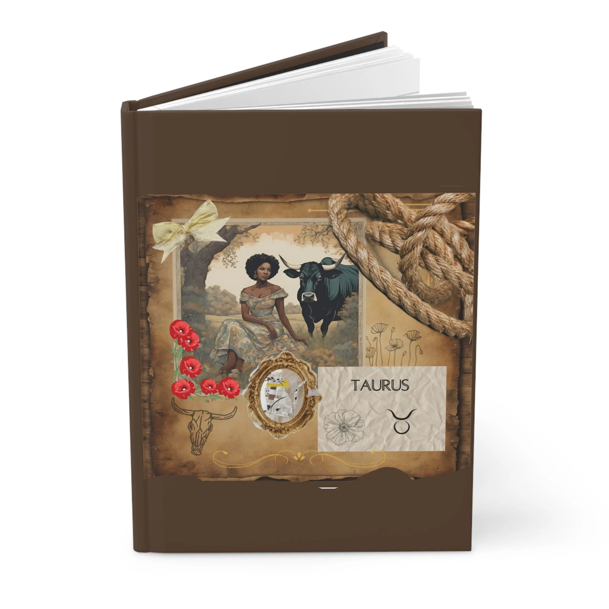 Zodiac Taurus Hardcover Journal Matte